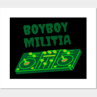 Boyboy Militia - Vinyl collection (green) Posters and Art